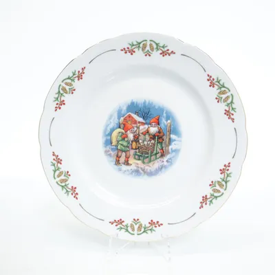 Tallrik (Flerfärgad) från Fyrklövern