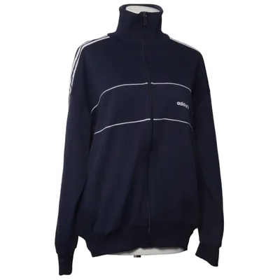 Sports jacket (Blue, White) from Adidas Cotton, Polyester