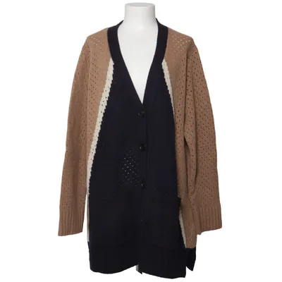 Cardigan (Blå, Beige, Hvid) fra By Malene Birger Polyamid, Uld