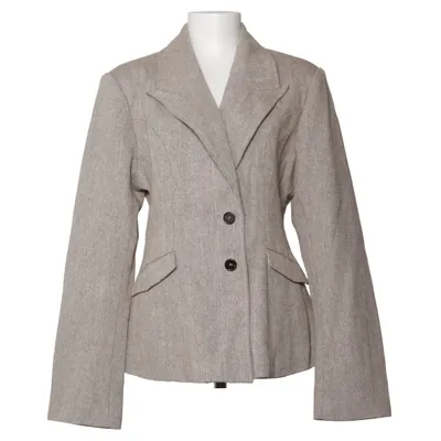 Kavaj (Beige) från Adoore Polyester, Ull