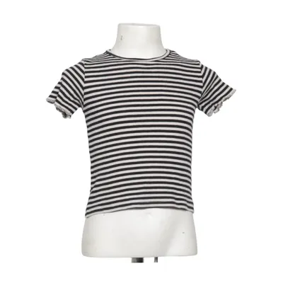 Crop top (Svart, Vit) från H&M Bomull, Elastan