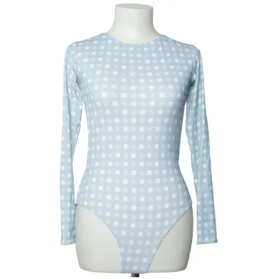 Badedragt (Blå, Hvid) fra By Malina Beach Elastan, Nylon, Genanvendt polyester
