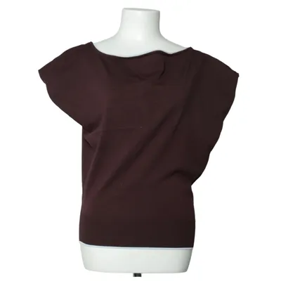 Top (Brown) from !Solid Polyester, Viscose