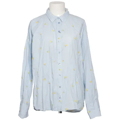 Skjorta (Blå, Vit, Gul) från Gina Tricot Bomull