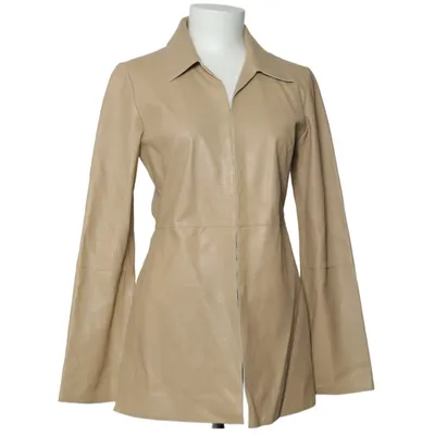 Lederjacke (Beige) von By Malene Birger Leder