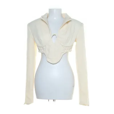 Crop top (Woven Corset Under Wire Cropped Blazer) van PrettyLittleThing Polyester, Elastaan