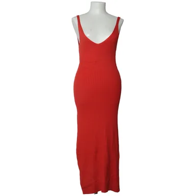 Maxikleid (Ribbed Knitted Deep Back Dress) von NA-KD Polyamid, Viskose