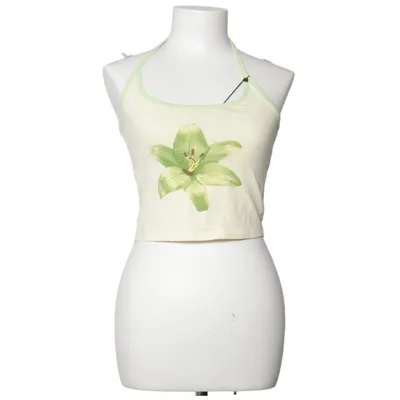 Crop top (Gul, Grön) från Siedrés x Mango Bomull, Elastan