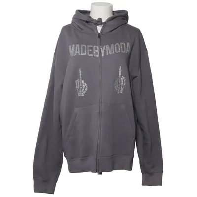 Huvtröja (Grå) från Moda & Moda Bomull, Polyester