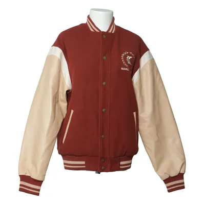 Collegejacka (Brun, Beige) från Karl Kani Polyester, Ull