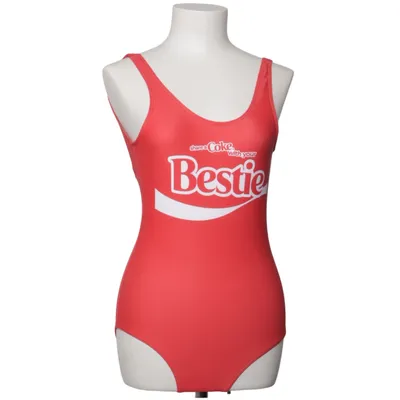 Baddräkt (Röd, Vit) Elastan, Polyester