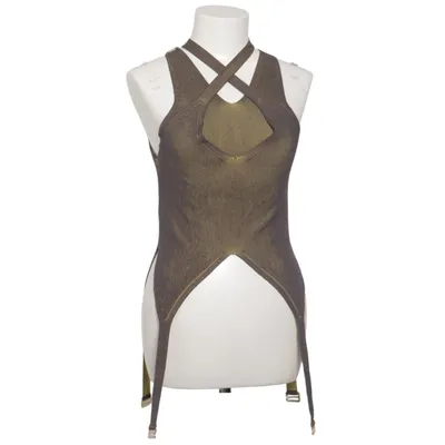 Twinset (Grå, Gul) från Dion Lee Polyester, Viskos