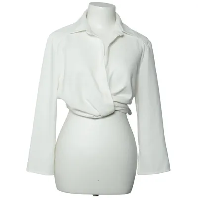 Crop top (Wit) van Zara Polyester