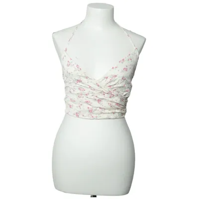 Halterneck top (Beige, Pink, Grøn) fra Zara