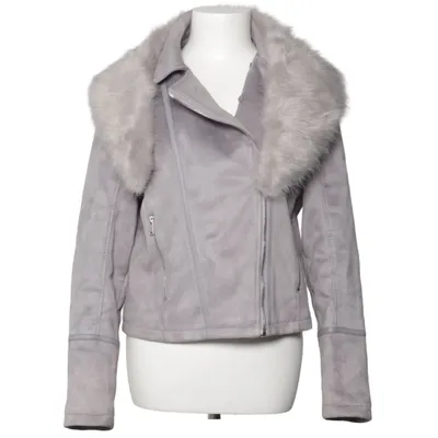 Shearlingjacka (Grå) från Isolde Polyester