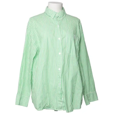 Shirt (Green, White) from Divided by H&M Cotton