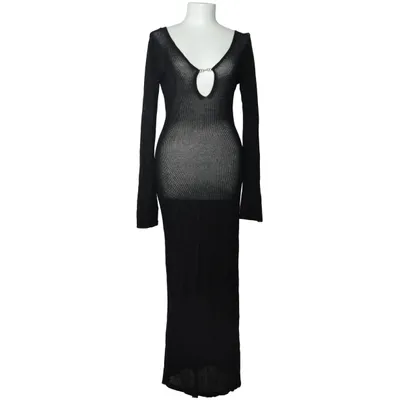 Robe longue (Noir) de NA-KD Viscose