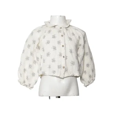 Blus (Vit, Flerfärgad) från Newbie by KappAhl Bomull