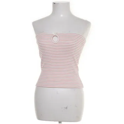 Tube top (Roze, Wit) van Nelly Elastaan, Polyester, Viscose