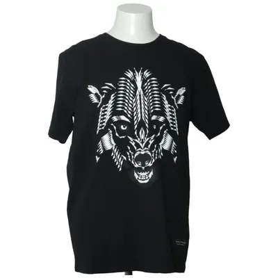 T-shirt (Noir) de Raised by Wolves Coton