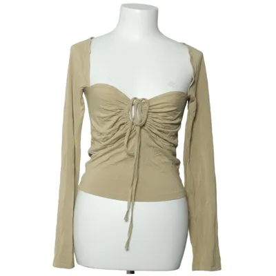 Topp (Beige) från NA-KD Elastan, Viskos
