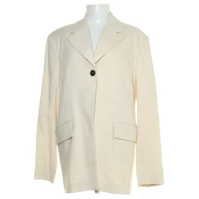 Blazer (Beige) fra Dagmar Viscose, Polyester, Elastan
