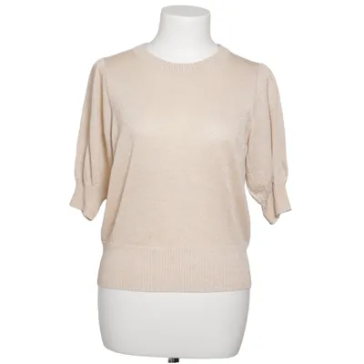 Trui (MSLiva Puff Sleeve Metallic Knit Pullover) van Minus Metallvezel, Viscose