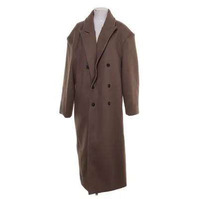 Coat (Brown) from Source Unknown Polyester, Wool
