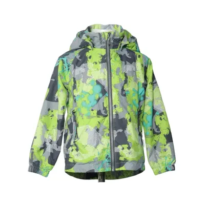 Outdoor jacket (Green, Black, Multicolored) from Lassie Polyester, Polyurethane