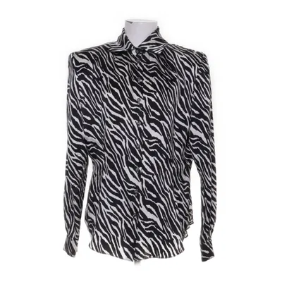 Bluse (Sort, Hvid) fra Magda Butrym Silke