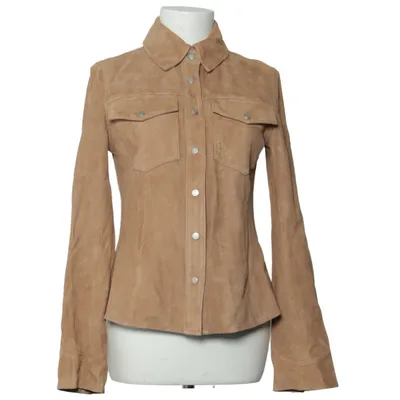 Leather jacket (Brown) from Neuw Leather, Viscose