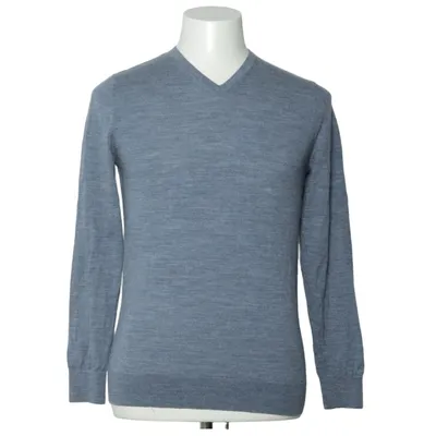 Pullover (Blå) fra Dressmann Merinould