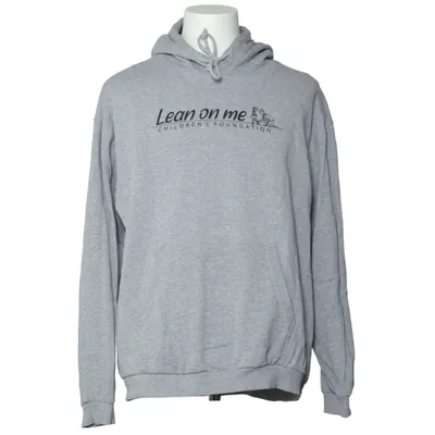 Huvtröja (Grå) från Lean on Me Bomull, Polyester