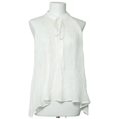 Top (White) from Zara Linen