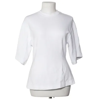 T-shirt (Vit) från Bik Bok Elastan, Återvunnen polyester, Viskos
