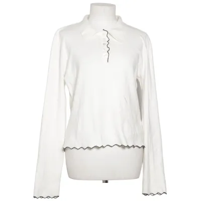 Rugbytröja (Knitted Scallop Edge Long Sleeve Top) från NA-KD Polyamid, Polyester, Viskos