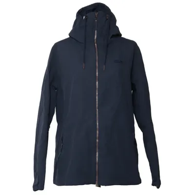 Regnjacka (Blå) från Jack Wolfskin Ekologisk bomull, Polyamid