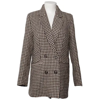 Blazer (Beige, Noir) de By Malina Acrylique, Polyester, Laine