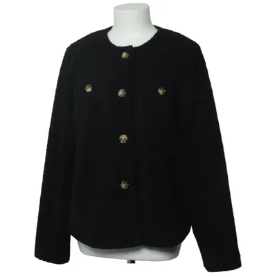 Cardigan (Black) from Lene Sand Elastane, Polyester