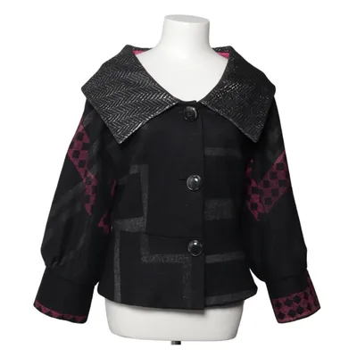 Coat (Black, Pink, Gray) from Custo Barcelona Acrylic, Polyester, Silk, Wool