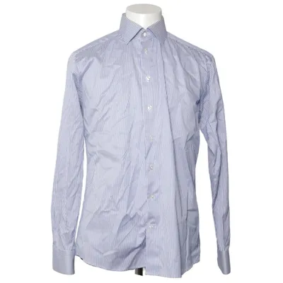 Shirt (Blue, White) from Barons Cotton