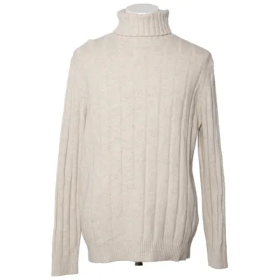 Pul à col roulé (Beige) de Dressmann Coton biologique, Laine