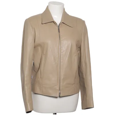 Läderjacka (Beige) från Marbet