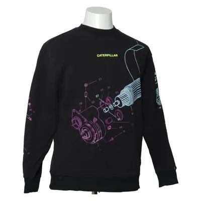Sweatshirt (Black, Multicolored) from Caterpillar Cotton