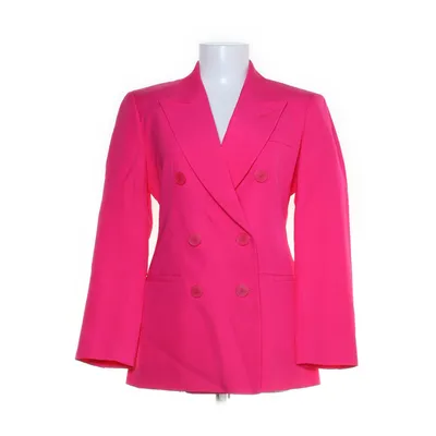 Blazer (Pink) from Sandro Viscose, Polyester, Cotton