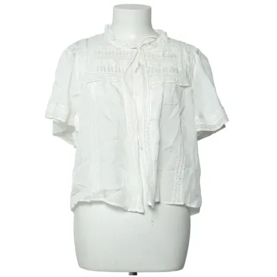 Bluse (Weiß) von Zara Viskose