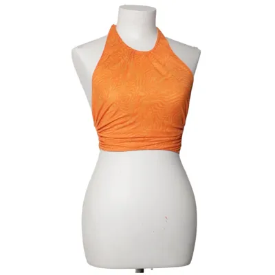 Halter neck top (Orange) from Mistress Rocks