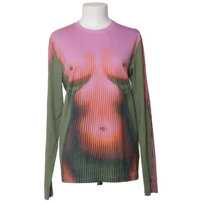 Långärmad t-shirt (Grön, Rosa, Flerfärgad) från Jean Paul Gaultier x Y/Project Elastan, Polyamid