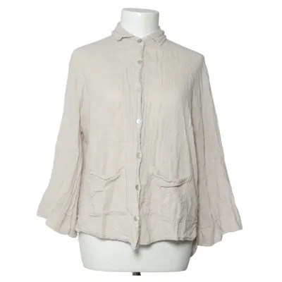 Pyjama shirt (Beige) van Boohoo Katoen