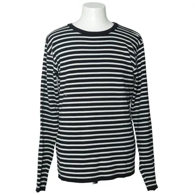 Långärmad t-shirt (Svart, Vit) från S.N.S. Herning Bomull, Merinoull